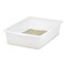 IRIS USA Large Open Top Cat Litter Tray, Sturdy Comfortable Easy to Clean Easy Access Open Air Senior Cat Kitty Rabbit Bunny Litter Pan Indoor, Pearl